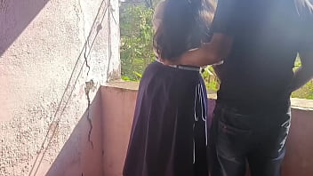 Amateur Punjabi student gets taught a lesson by her teacher in village sex