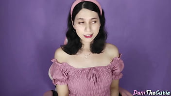 DaniTheCutie, a transgender girlfriend with a cute face, desires a romantic evening and silences herself by performing oral sex and receiving ejaculation in her moist rear end