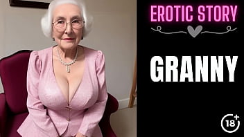 Granny's seductive encounter with young male companion in part 1